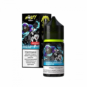 Ар Nasty X Husky SALT "Grape Blackcurrant Double Ice" 30-20
